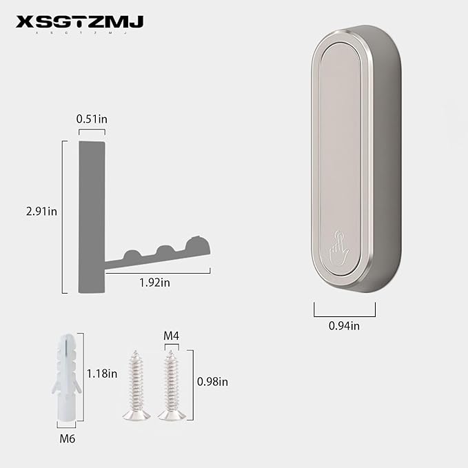 4PCS Folding Coat Hook, Heavy Duty Wall Hooks Made of Zinc Alloy, Foldable Wall Hooks for Hanging Coats, Scarves, Hats, Bathrobes, Keys, Bags (Silver)