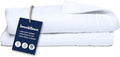 Brooklinen Super-Plush Turkish Cotton Hand Towels Set of 2 Cotton, 820 GSM, Highly Absorbent, Machine Washable, Perfect for Home & Bathroom (20"x30", White)