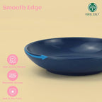 Homienly Plastic Dipping Plates Set of 8-4 inch Wheat Straw Plates Soy Sauce Dish & Bowl, Small Dipping Sauce Bowls, Mini Appetizer Plates for Side Dishes, Condiment,BBQ and Party Dinner - MultiColor