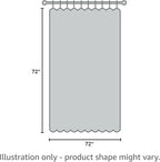 Sanzugh Boho Floral Shower Curtain, Pretty Vintage Bohemian Flower Botanical Leaves Fabric Shower Curtains Set for Bathroom Decoration with Hooks 72 X 72 inch Black Dark Bath Decor