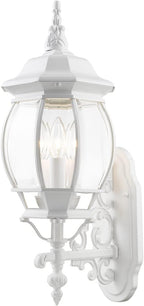 Livex Lighting 7524-13 7524-03 Outdoor Wall Lantern, White, 8.25 x 22