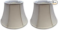 Royal Designs, Inc. BSO-708-18LNBG-2 Modified Bell Basic Lamp Shade, 11 x 18 x 13.5, Linen Beige, 2-Pack