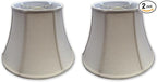 Royal Designs, Inc. BSO-708-18LNBG-2 Modified Bell Basic Lamp Shade, 11 x 18 x 13.5, Linen Beige, 2-Pack