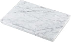 Koville Italian Carrara Marble Cutting Board for Kitchen, 12x8inch Hand Crafted Marble Slab for Cheese, Charcuterie, Pastry Board - Wedding Gift, House Warming Gift