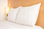 COTTON STICH Pinch Pleated Queen Pillow Shams Set of 2 White 600 Thread Count Super Soft White Pinch Pillow Shams Queen 20" x 30" Size 100% Egyptian Cotton Decorative Pillow Covers Set