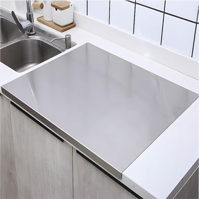 316 Stainless Steel Cutting Board,Cutting Boards for Kitchen,Chopping Board,Large Cutting Board for Chopping Meat,Vegetables,Fruits,Cheese - 31.50 * 19.69in