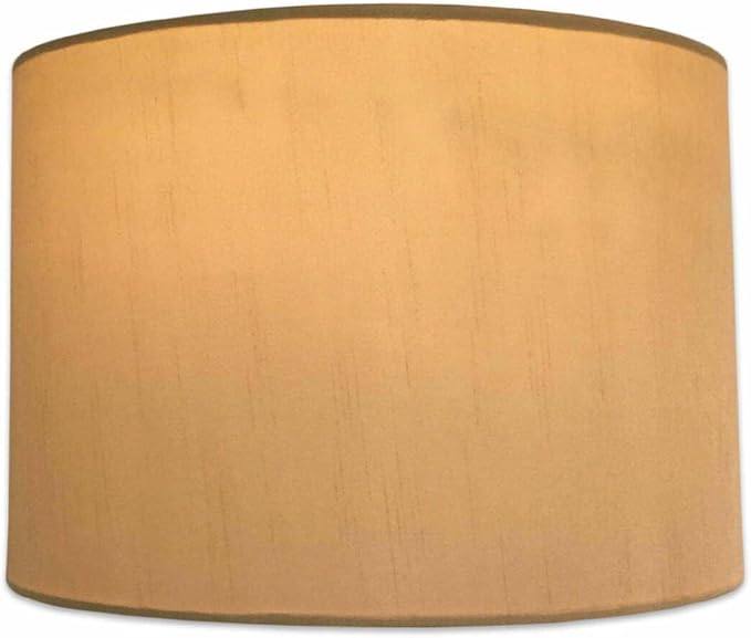 Royal Designs, Inc. HB-610-18AGL Shallow Drum Hardback Lamp Shade, 17 x 18 x 11.5, Antique Gold