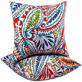 Outdoor Throw Pillows - Decorative Pillows with Insert Included Set of 2 Outdoor Pillows for Patio Furniture 18x18 Inch