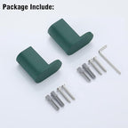RANDOM Dark Green Towel Hooks for Bathrooms Round Shower Hooks SUS304 Stainless Steel Wall Mount Coat Hooks.96026-8DKG