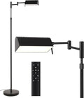 SUNMORY Dimmable LED Pharmacy Floor Lamp, Adjustable Floor Lamp for Living Room with 350° Swing Arm, Touch & Remote Control, 16W Bright Standing Task Lamp for Reading Sewing Crafting