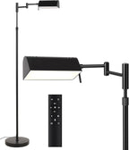 SUNMORY Dimmable LED Pharmacy Floor Lamp, Adjustable Floor Lamp for Living Room with 350° Swing Arm, Touch & Remote Control, 16W Bright Standing Task Lamp for Reading Sewing Crafting