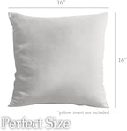 lalaLOOM Velvet Throw Pillow Covers, Set of 2 Decorative Square Pillows Home Decor, Soft Accent Cases, Silky Machine Washable Pillowcases for Sofa, Couch, Bedroom, Living Room, 16x16, Light Gray