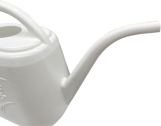Plant Watering Can - Indoor and Outdoor Home Garden - 1/2 Gallon - White