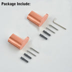 RANDOM Towel Hooks for Bathrooms Red Antique Copper Coat Hook Wall Mount Shower Hooks,Heavy Duty Robe Hook Stainless Steel Towel Holder,2 Packs.96026-8RAC