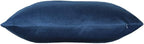 VAKADO Decorative Velvet Soft Throw Pillow Covers Rectangle Lumbar Solid Cushion Cases Home Decoration for Couch Sofa Bed 12"x20" Set of 2, Dark Blue