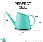 WhaleLife Indoor Watering Can for House Bonsai Plants (1.4L, Pine Green)