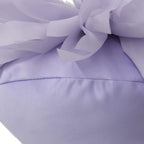 Handmade 3D Flower Round Throw Pillows with Inserts Decorative Cute Daisy Accent Pillows Soft Cushion for Bed Couch Chair Car Living Room Bedroom Home Decor Unique Gift 14Inch Lavender Purple