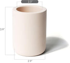 Selegna Drying Stone Toothbrush Holder, Diatomite Toothbrush Holders for Bathroom, Quick Drying Electric Toothbrush & Toothpaste Holder Cup, Diatomaceous Earth Bathroom Sink Organizer (Beige)