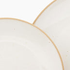 Larder & Vine Ceramic Stoneware Dinnerware 16-Piece Set, 4 Place Settings (Sand)
