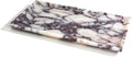 Natural Marble Tray, Coffee Table, Food, Fruit, Paper Cup, Cake Display, Coffee bar, Family Gatherings, Seasonal Holiday Decoration Tray(Viola-rectangle-11 x5 x0.7)