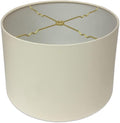 Royal Designs, Inc. HB-610-14EG Shallow Drum Hardback Lamp Shade, 13 x 14 x 9, Eggshell