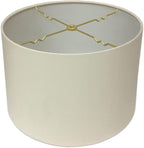 Royal Designs, Inc. HB-610-12EG Shallow Drum Hardback Lamp Shade, 11 x 12 x 8.5, Eggshell