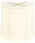 Royal Designs, Inc. BS-719-16EG Basic Drum Lamp Shade, 15" x 16" x 16", Eggshell