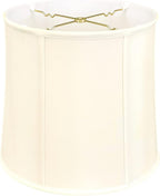 Royal Designs, Inc. Basic Drum Lamp Shade, Eggshell, 11" x 13" x 11"