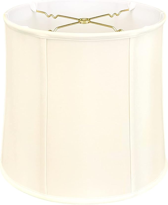 Royal Designs, Inc. Basic Drum Lamp Shade, Eggshell, 11" x 13" x 11"