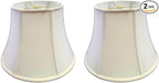 Royal Designs, Inc. BSO-708-14LNEG-2 Modified Bell Basic Lamp Shade, 9 x 14 x 10.5, Linen Eggshell, 2-Pack