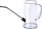 Plastic Watering Can - with Long Spout - 1/4 Gallon - 34 Oz - Whte