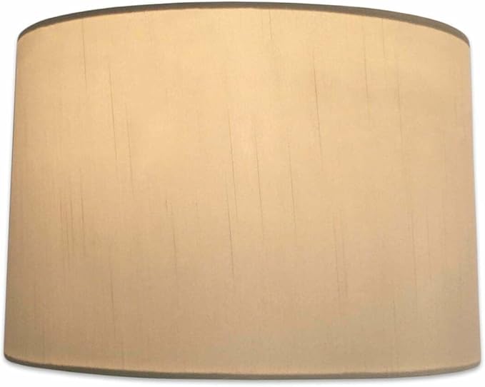 Royal Designs, Inc. HB-610-16EG Shallow Drum Hardback Lamp Shade, 15 x 16 x 10, Eggshell