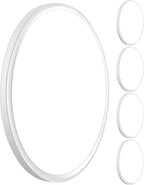 MODERN 28W 3200lm LED Flush Mount Ceiling Light, Super Slim 12 inch LED Ceiling Light, 5000K Daylight LED Ceiling Light for Bedroom, Living Room, Dining Room… (5000K-4 Pack(White))