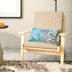 Outdoor Lumbar Pillows - Decorative Pillows with Insert Included Set of 2 Outdoor Pillows for Patio Furniture 12x20 Inch