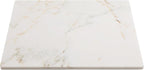 Marble Pastry & Cutting Board – 10x14 Inch Natural Stone Slab with Non-Slip Feet for Dough, Cheese, Baking, Serving, Charcuterie, Trivet – Easy to Clean Gift Tray.
