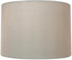 Royal Designs, Inc. HB-610-10GR-2 Shallow Drum Hardback Lamp Shade, 9 x 10 x 7, Gray, 2-Pack