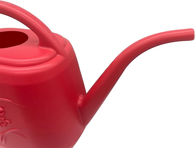 Plastic Watering Can - Wine Red Color - 1 Gallon