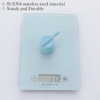 RANDOM Clear Sky Blue Towel Hooks for Bathrooms Round Shower Hooks Stainless Steel Wall Mount Coat Hook.96068-8CKB