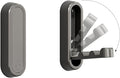 2PCS Folding Coat Hook, Heavy Duty Wall Hooks Made of Zinc Alloy, Foldable Wall Hooks for Hanging Coats, Scarves, Hats, Bathrobes, Keys, Bags(Gray)