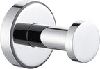 Angle Simple Single Bath Towel Hook, SUS304 Stainless Steel Round Coat Hook Wall Mounted, Robe Hanger for Kitchen Bathroom Polished Chrome