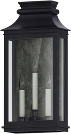 Maxim Savannah Vx 3 Light Outdoor Candle Style Wall Lantern with Black Oxide Finish