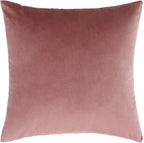 Jam Velvet Throw Pillow Covers Decorative Cozy Cushion Cases Soft Solid Square Home Decor Mid Century Style for Couch Sofa Bedroom Car Office 18x18 Inch Set of 2