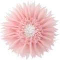 3D Pink Flower Pillow Decorative Round Throw Pillows Handmade Cute Daisy Accent Pillows Soft Floral Cushion for Bed Couch Chair Car Bedroom Living Room Home Decor Gifts 14Inch Pink and White