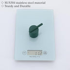 RANDOM Dark Green Towel Hooks for Bathrooms Round Shower Hooks SUS304 Stainless Steel Wall Mount Coat Hooks.96068-8DKG