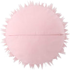 3D Pink Flower Pillow Decorative Round Throw Pillows Handmade Cute Daisy Accent Pillows Soft Floral Cushion for Bed Couch Chair Car Bedroom Living Room Home Decor Gifts 14Inch Pink and White