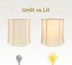 Royal Designs, Inc. BS-719-13BG-2 Drum Basic Lamp Shade, 11 x 13 x 11, Beige, 2-Pack