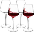 MICHLEY Floating Wine Glasses for Pool 15 OZ Unbreakable Tritan Plastic Stemmed Red Wine Glasses Ideal for Beach Bar Camping Dishwasher Safe, Set of 4