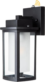 JYZ Dusk to Dawn Outdoor Wall Sconce Lighting, Exterior Outdoor Wall Mount Lantern, Waterproof Anti-Rust Porch Light Fixture, Modern Contemporary Outside Lamp for House Front Door Garage Patio Deck