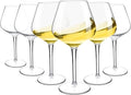 MICHLEY Floating Wine Glasses for Pool 18 OZ Unbreakable Tritan Plastic Stemmed Red Wine Glasses Ideal for Beach Bar Camping Dishwasher Safe, Set of 6