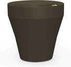 Crescent Garden Rim TruDrop Planter, Self-Watering Plant Pot, 26-Inch (Old Bronze)